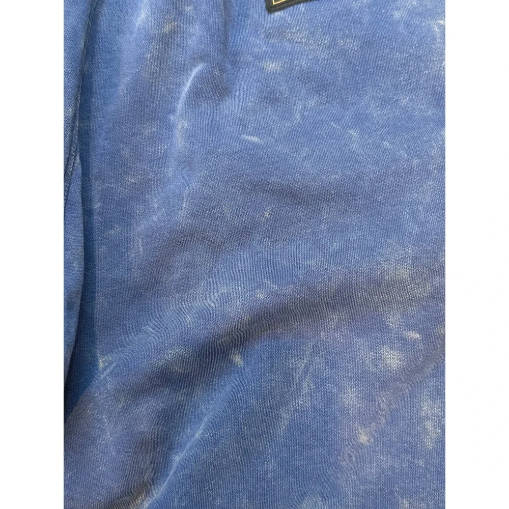 Nike DNA Fleece Basketball Shorts Blue Acid Wash‎ Look Size Medium (10-12)